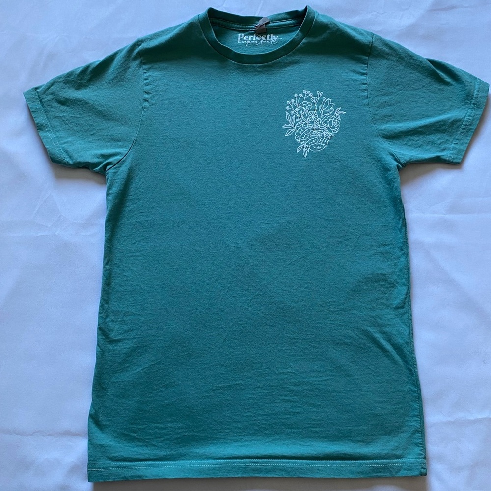 Teal Floral Women's Tee
